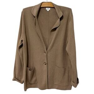 J. Crew Factory | Sweater Blazer Jacket Schoolboy Long Sleeve- Size Large